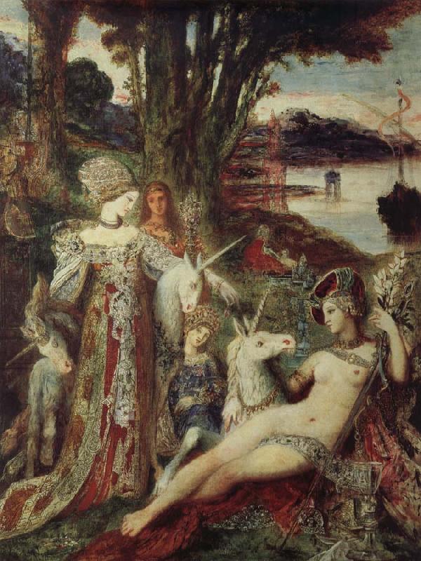 Gustave Moreau The unicorn